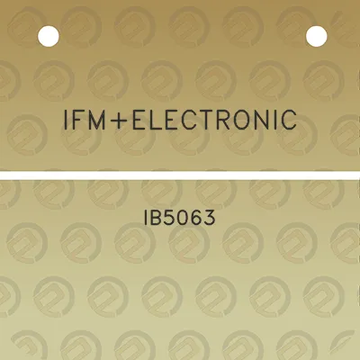 ifmelectronic-ib5063