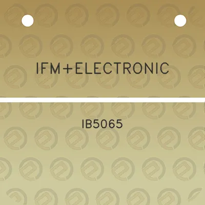 ifmelectronic-ib5065