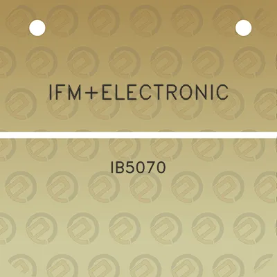 ifmelectronic-ib5070