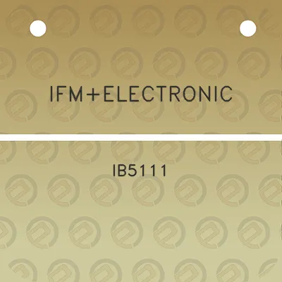 ifmelectronic-ib5111