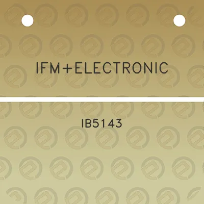 ifmelectronic-ib5143