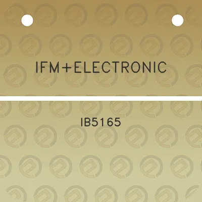 ifmelectronic-ib5165