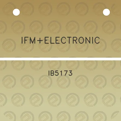 ifmelectronic-ib5173