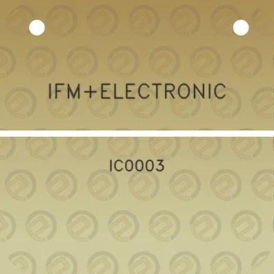 ifmelectronic-ic0003