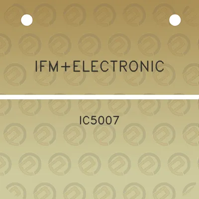 ifmelectronic-ic5007