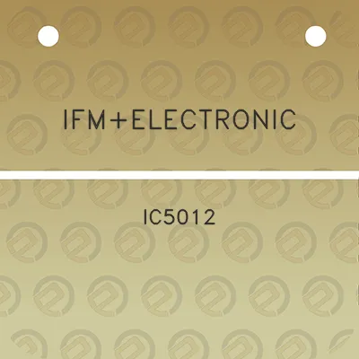 ifmelectronic-ic5012