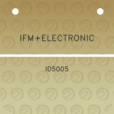 ifmelectronic-id5005