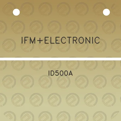 ifmelectronic-id500a