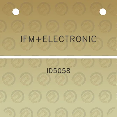 ifmelectronic-id5058