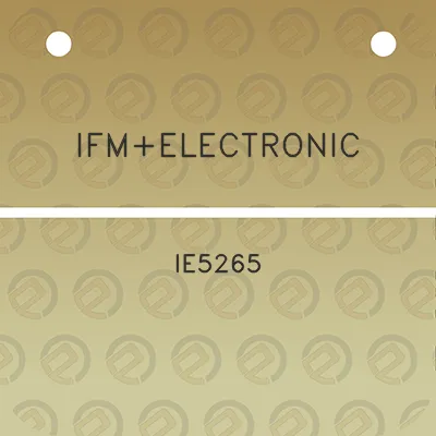 ifmelectronic-ie5265