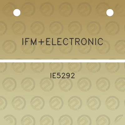 ifmelectronic-ie5292