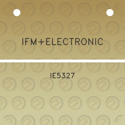 ifmelectronic-ie5327