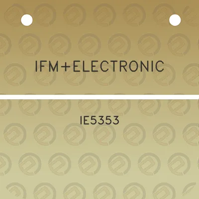 ifmelectronic-ie5353