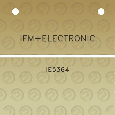 ifmelectronic-ie5364