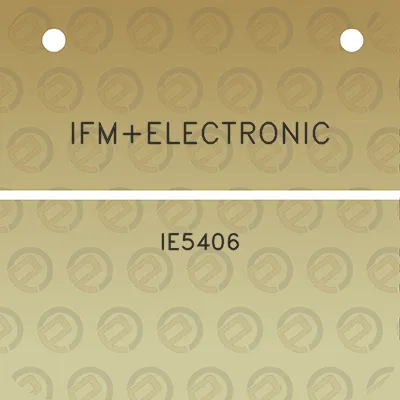 ifmelectronic-ie5406