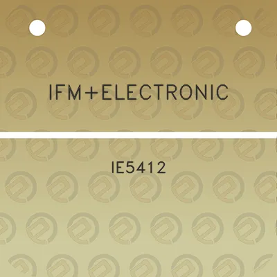 ifmelectronic-ie5412