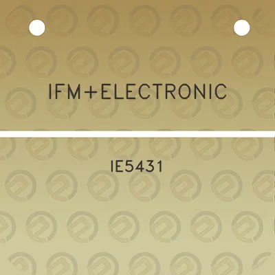 ifmelectronic-ie5431