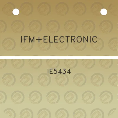 ifmelectronic-ie5434