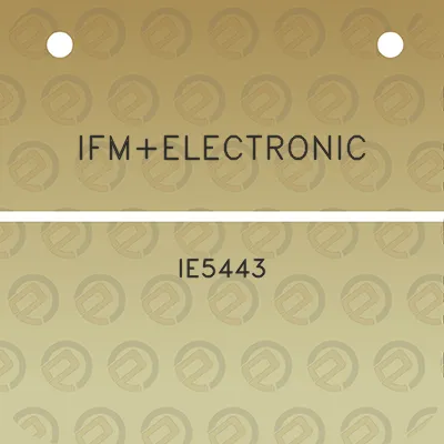 ifmelectronic-ie5443