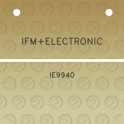 ifmelectronic-ie9940