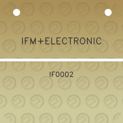 ifmelectronic-if0002