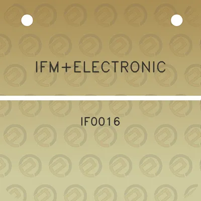 ifmelectronic-if0016