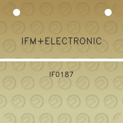 ifmelectronic-if0187