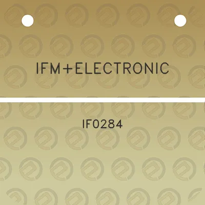 ifmelectronic-if0284