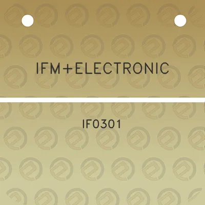 ifmelectronic-if0301