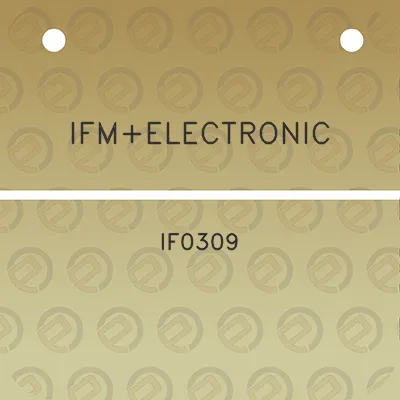 ifmelectronic-if0309