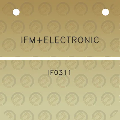 ifmelectronic-if0311