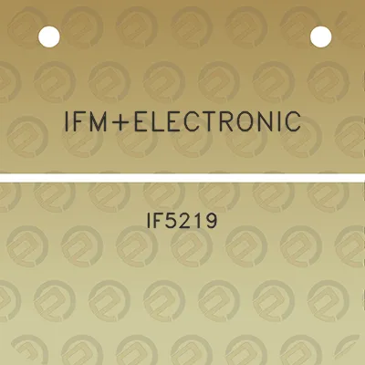 ifmelectronic-if5219