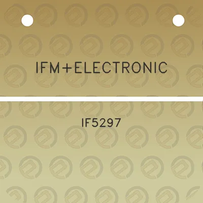 ifmelectronic-if5297