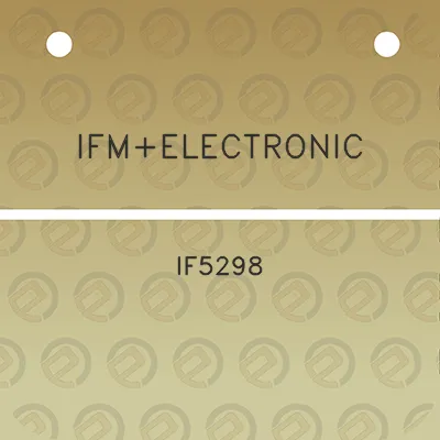 ifmelectronic-if5298