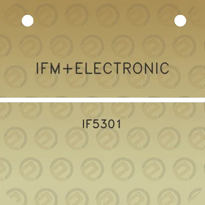 ifmelectronic-if5301