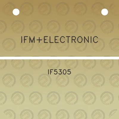 ifmelectronic-if5305