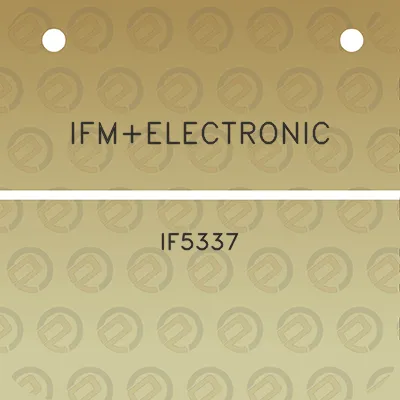 ifmelectronic-if5337