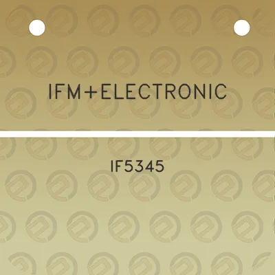 ifmelectronic-if5345