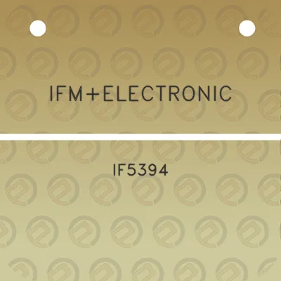 ifmelectronic-if5394