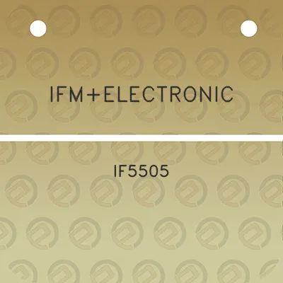 ifmelectronic-if5505