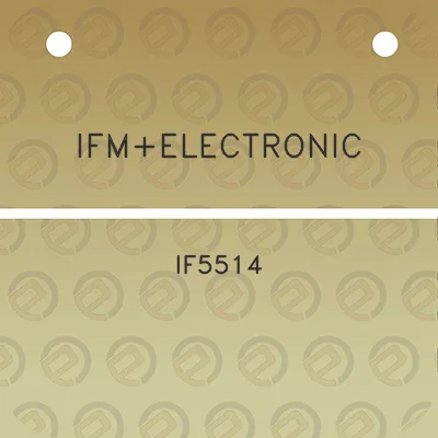 ifmelectronic-if5514