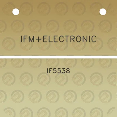 ifmelectronic-if5538