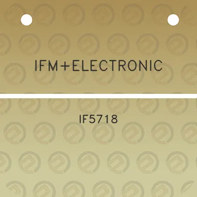 ifmelectronic-if5718