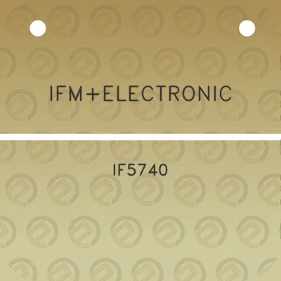 ifmelectronic-if5740