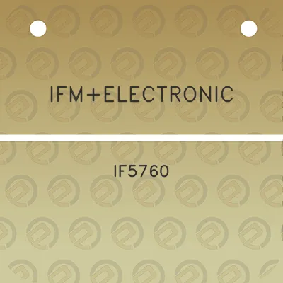 ifmelectronic-if5760