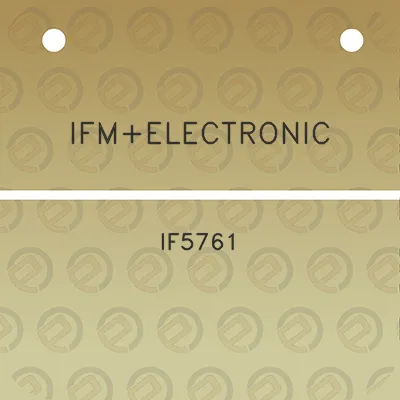 ifmelectronic-if5761