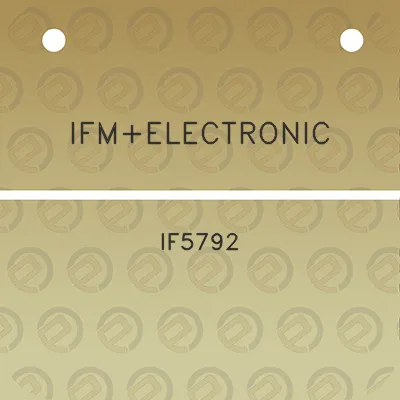 ifmelectronic-if5792