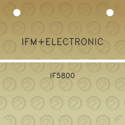 ifmelectronic-if5800