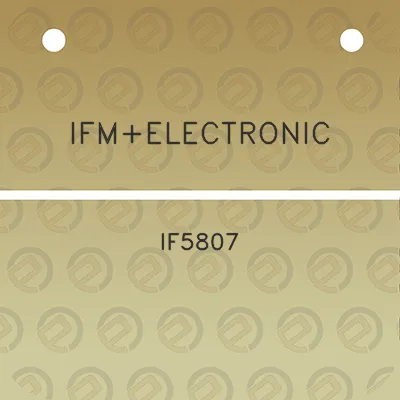 ifmelectronic-if5807