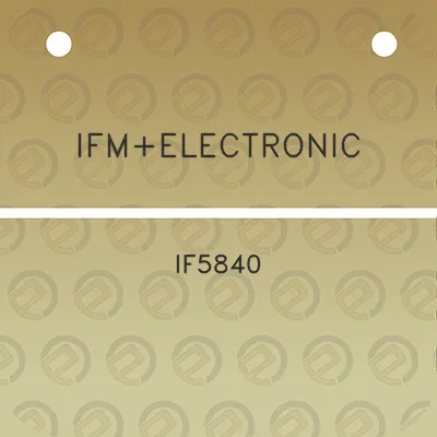 ifmelectronic-if5840